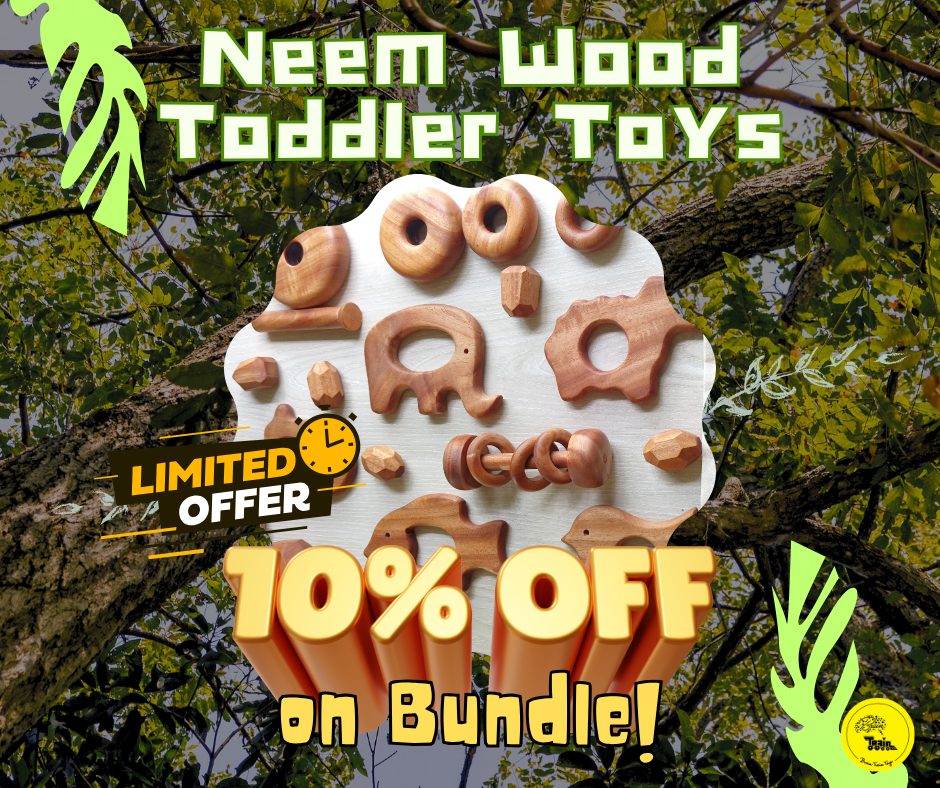 Neem Wood Toddler Toys