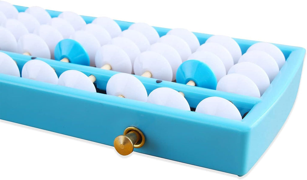 BrainTrain Arithmetic Counting Abacus with Reset Button,13 Column SP-02 (Blue 2)