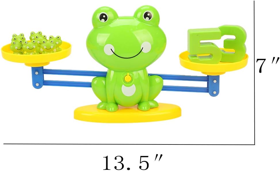 Libra Frog – Large Math Balance & Counting Game (13.5 inch)