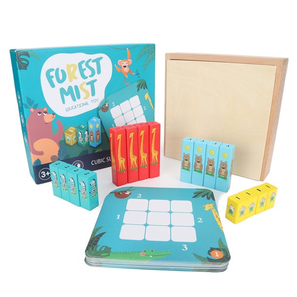Misty Forest Sudoku Game Children Wooden Early Education Three-Dimensional Logical Reasoning Toy