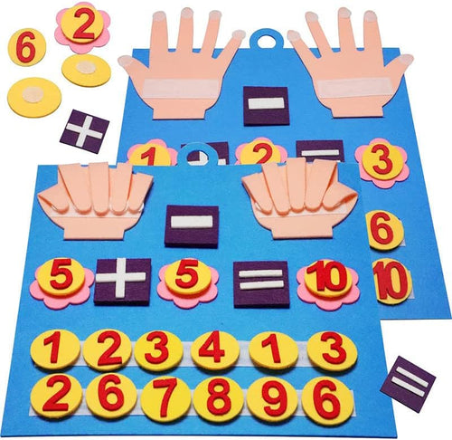 Felt Finger Counting Board – Math Learning Toy