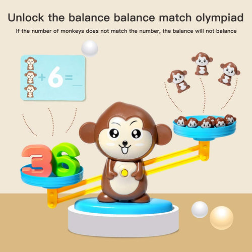 Monkey Balance Math Game – Number & Counting Toy (7.5 inch)