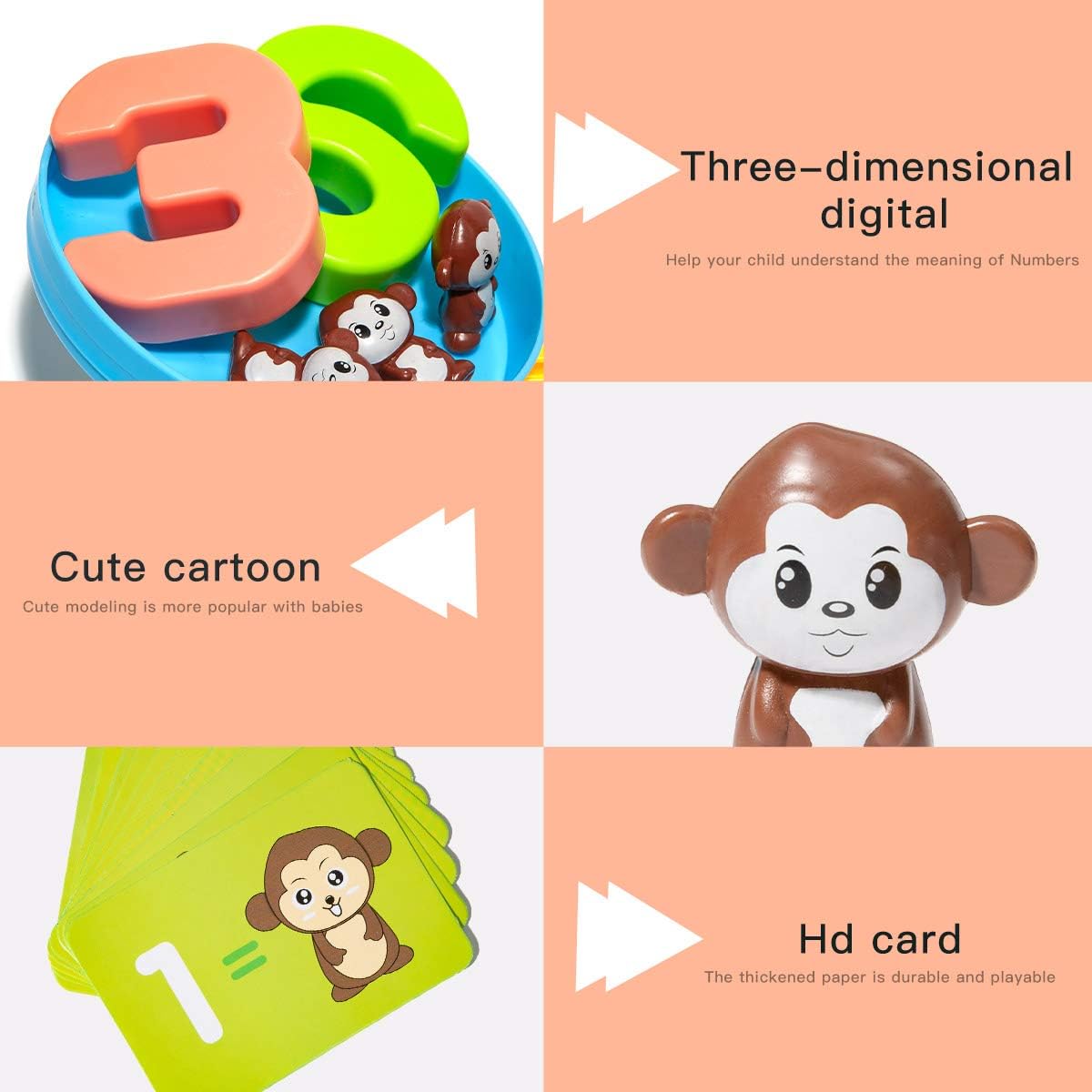 Monkey Balance Math Game – Number & Counting Toy (7.5 inch)