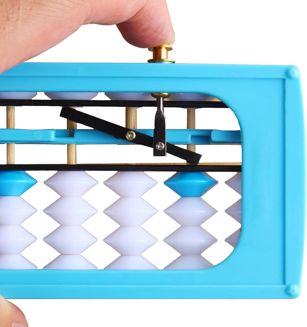 BrainTrain Arithmetic Counting Abacus with Reset Button,13 Column SP-02 (Blue 2)