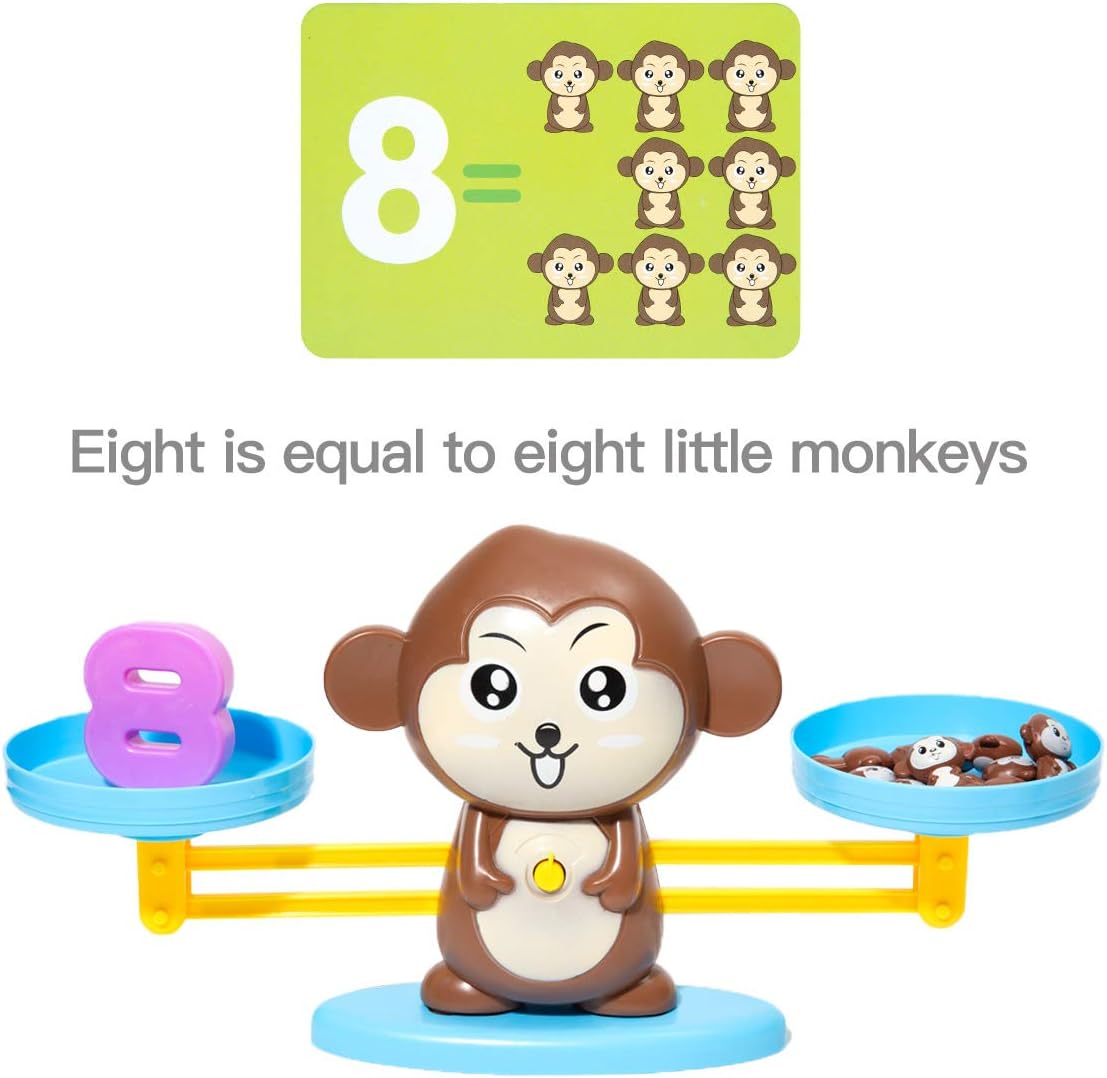 Monkey Balance Math Game – Number & Counting Toy (7.5 inch)