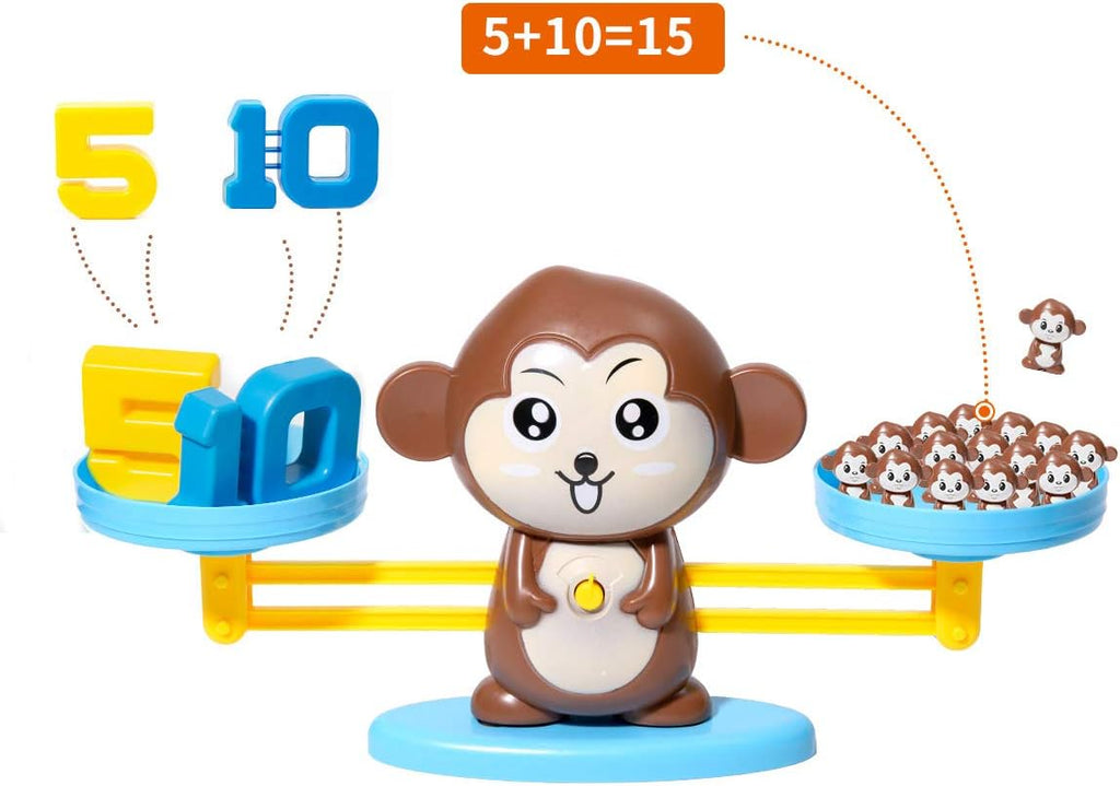 Monkey Balance Math Game – Number & Counting Toy (7.5 inch)
