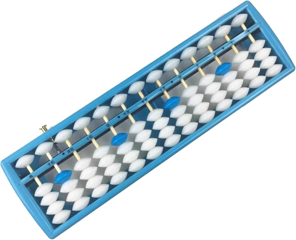 BrainTrain Arithmetic Counting Abacus with Reset Button,13 Column SP-02 (Blue 2)