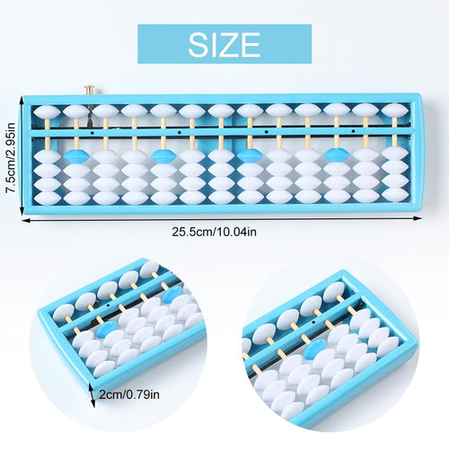 Brain Train Abacus — 13 Column Blue