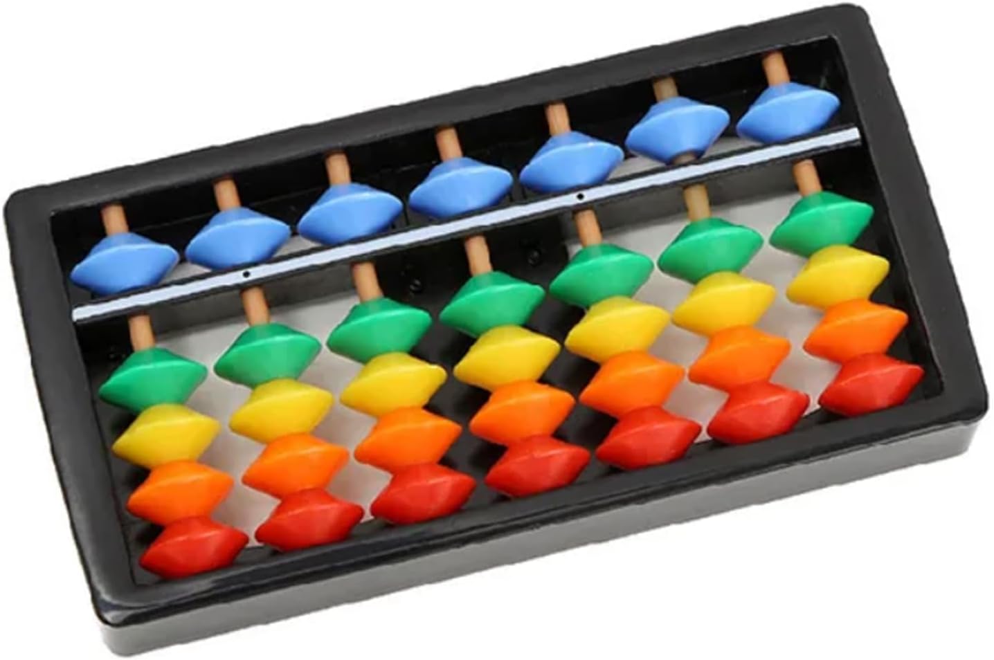 BrainTrain abacus Colorful Beads Mathematics Calculate Chinese Abacus Beginners Learning Maths Toy