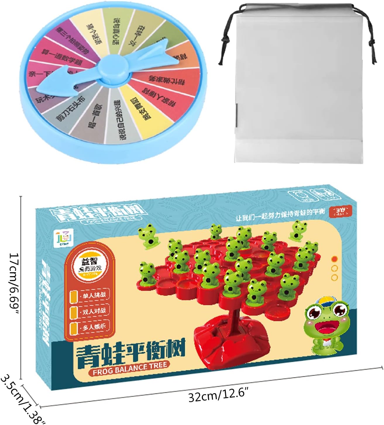 Frog Balance Counting Tree Toys for Toddlers Educational Toys STEM Learning Tools Math Games for Kids Ages 3+ Gift Tree Math Counting Game Toy Set for Kids