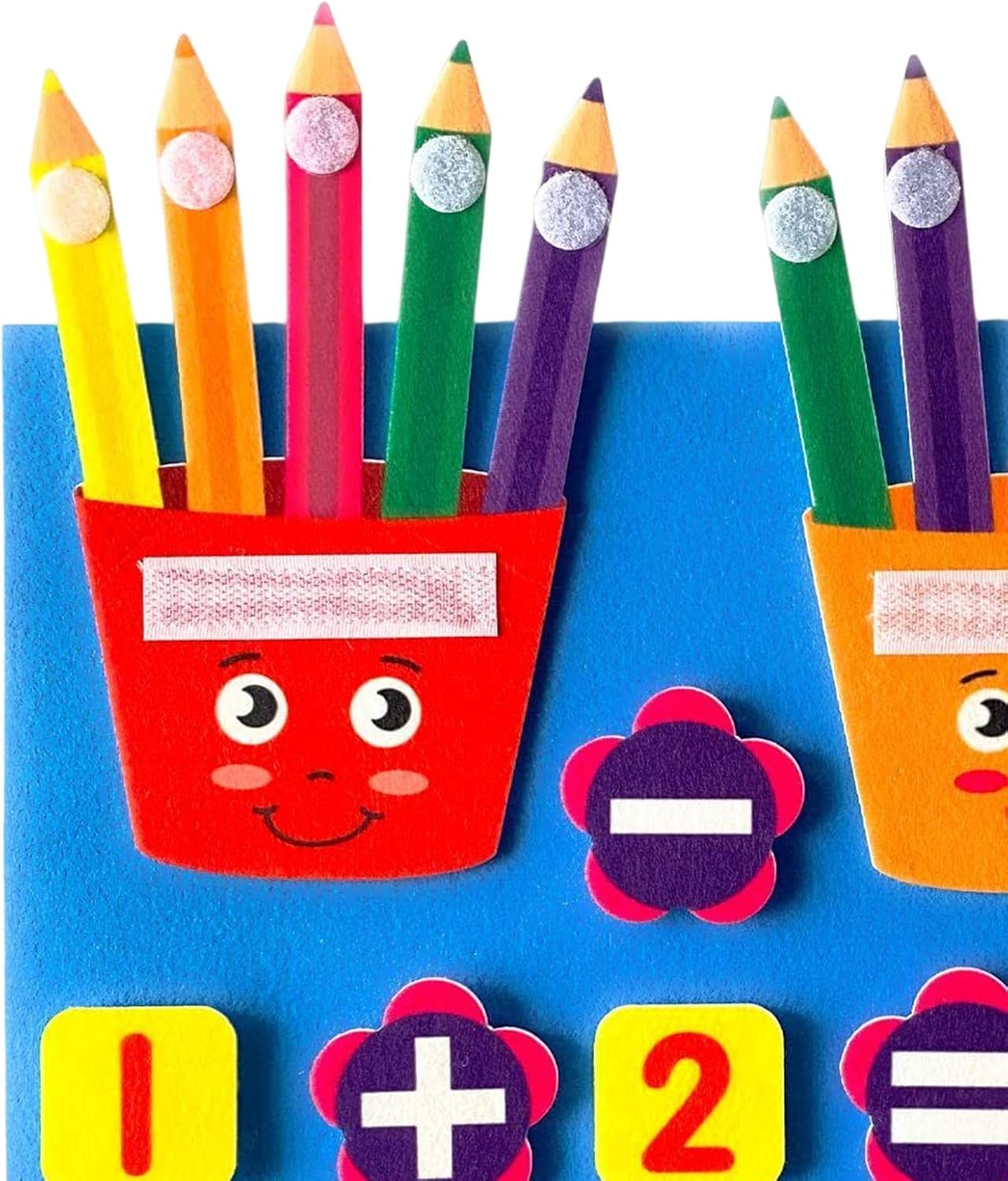 Interactive Math Learning Kit for Toddlers: Felt Board with Counters and Manipulatives for Fun and Engaging Number Activities!