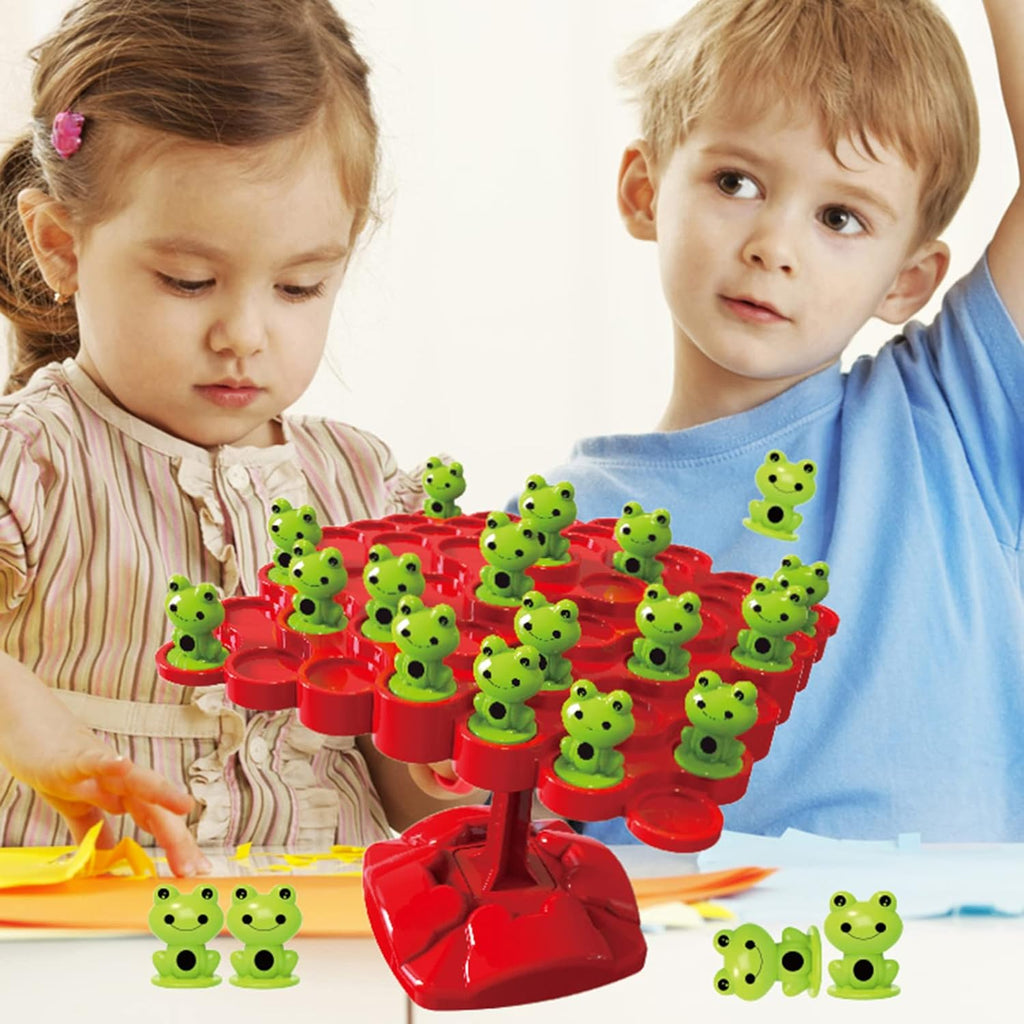 Frog Balance Counting Tree Toys for Toddlers Educational Toys STEM Learning Tools Math Games for Kids Ages 3+ Gift Tree Math Counting Game Toy Set for Kids