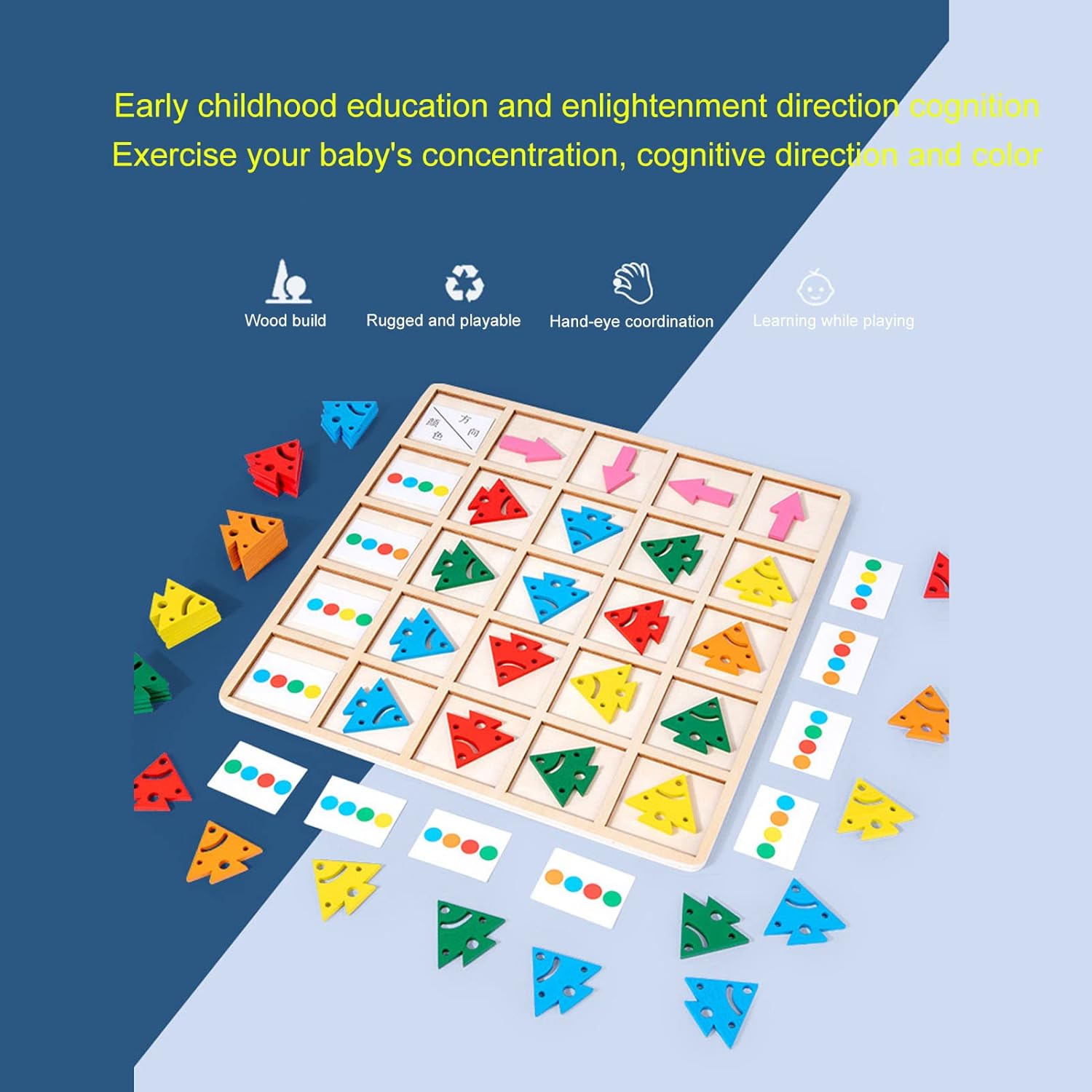 Color Direction Puzzle Board – Arrow Matching Logic Game