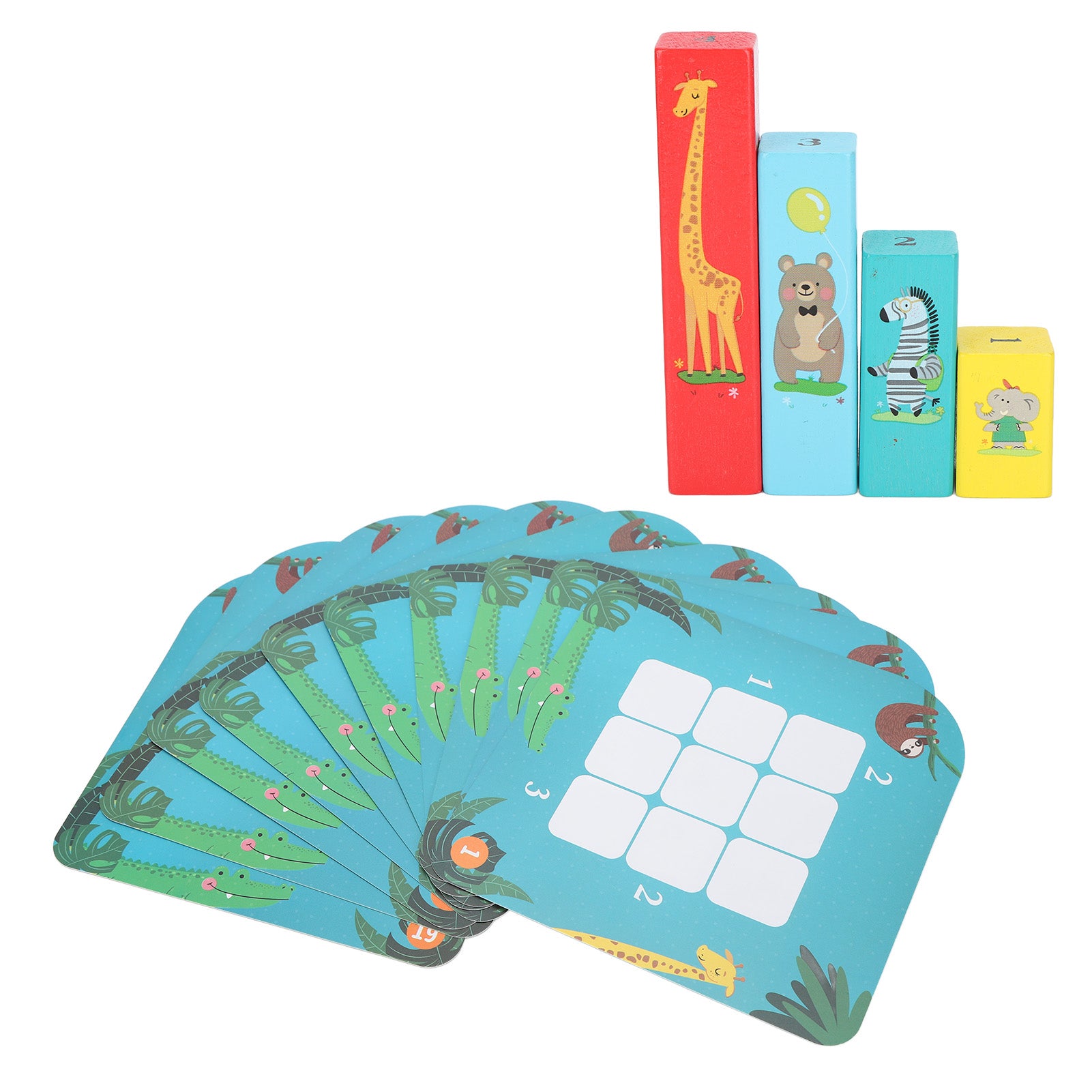 Misty Forest Sudoku Game Children Wooden Early Education Three-Dimensional Logical Reasoning Toy