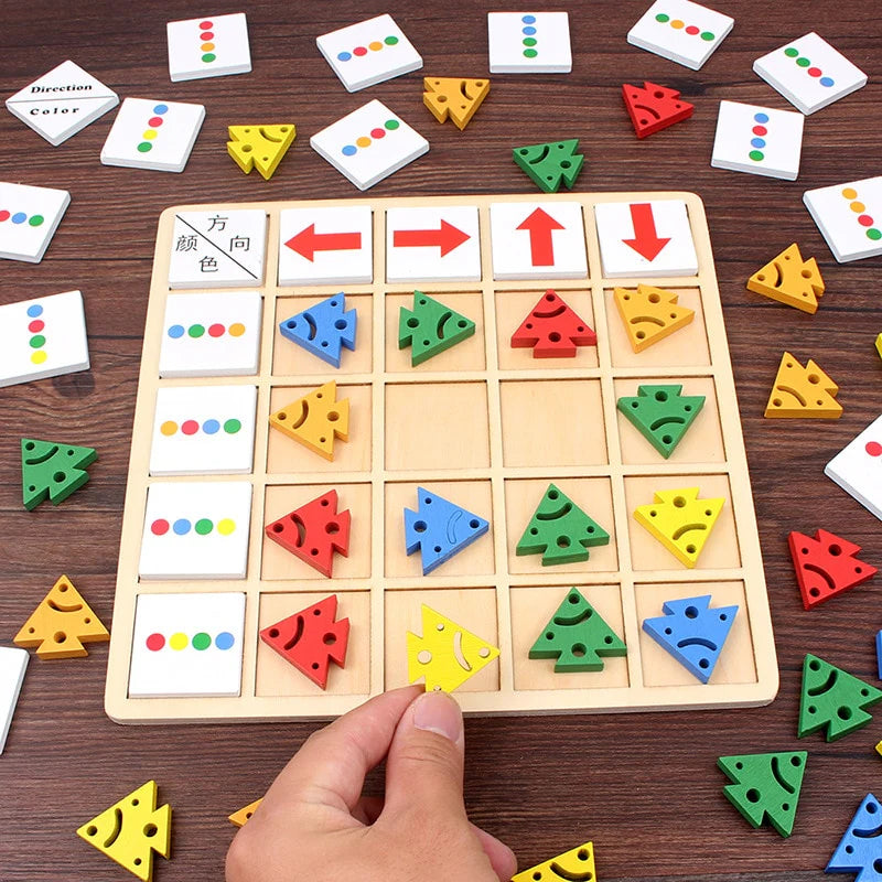 Color Direction Puzzle Board – Arrow Matching Logic Game