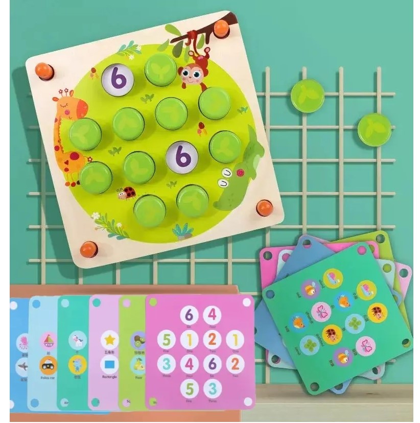 Forest Memory Chess wooden memory Toys game