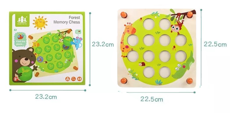 Forest Memory Chess wooden memory Toys game