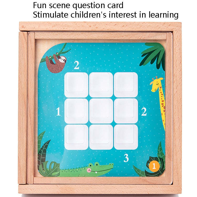 Misty Forest Sudoku Game Children Wooden Early Education Three-Dimensional Logical Reasoning Toy