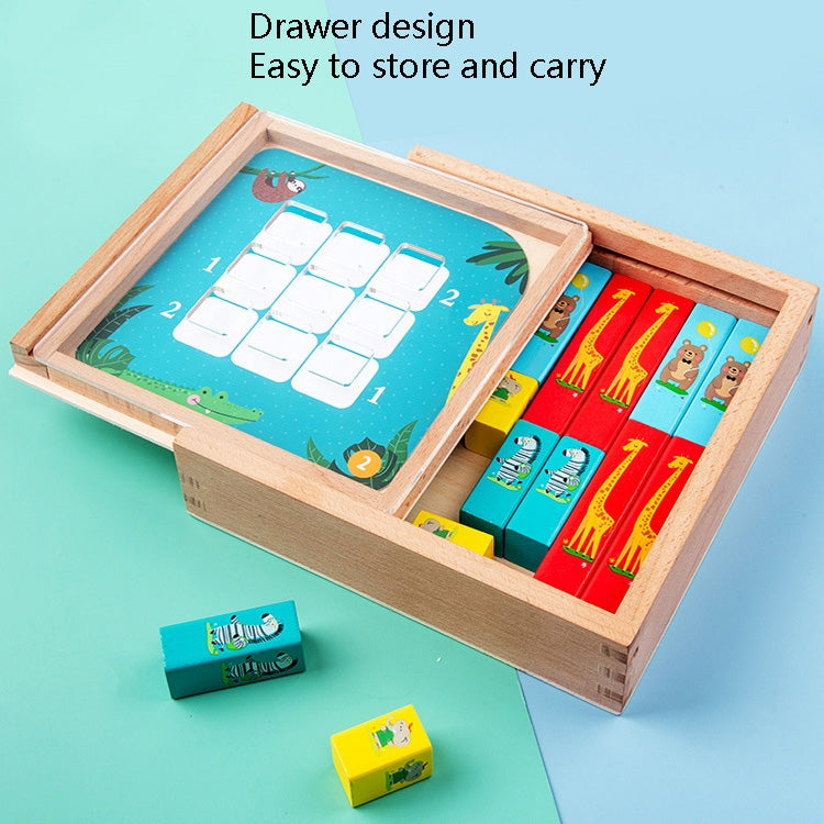 Misty Forest Sudoku Game Children Wooden Early Education Three-Dimensional Logical Reasoning Toy