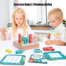 Misty Forest Sudoku Game Children Wooden Early Education Three-Dimensional Logical Reasoning Toy