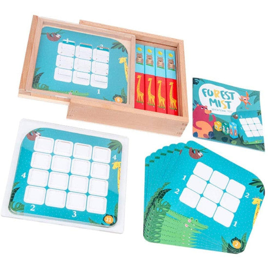 Misty Forest Sudoku Game Children Wooden Early Education Three-Dimensional Logical Reasoning Toy