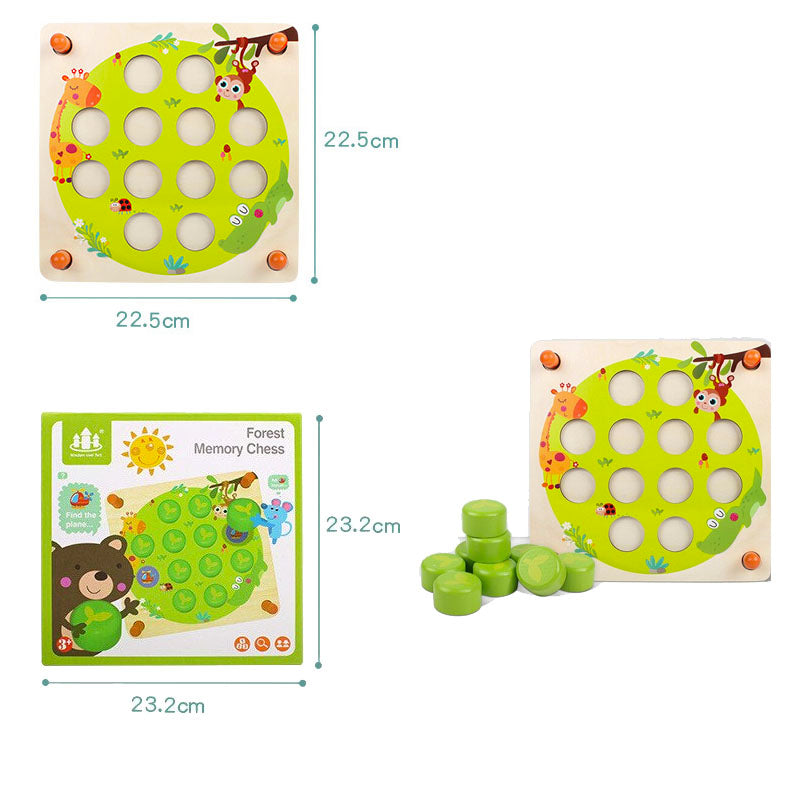Forest Memory Chess wooden memory Toys game